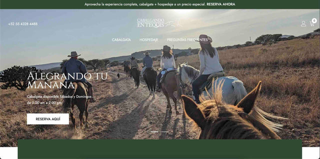 Cabalgando en Tequis